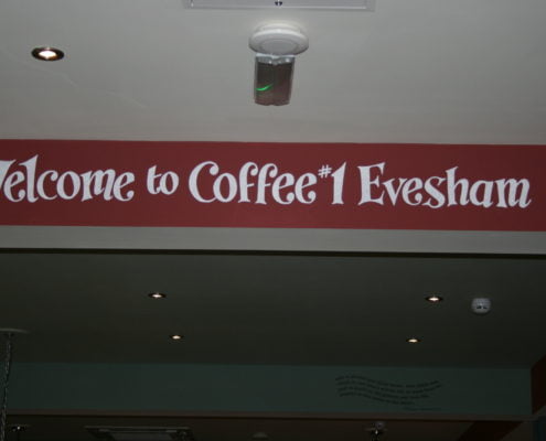 Evesham Electrical - Welcome Sign